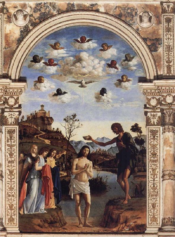 CIMA da Conegliano Baptism of Christ Sweden oil painting art